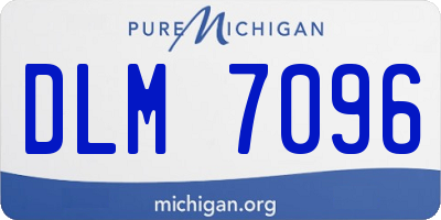 MI license plate DLM7096