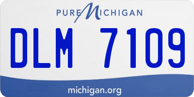 MI license plate DLM7109