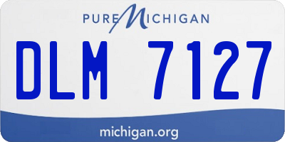 MI license plate DLM7127