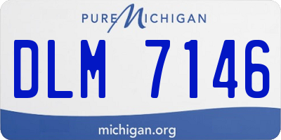 MI license plate DLM7146