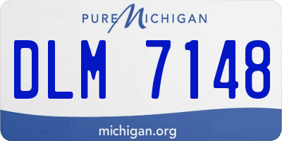 MI license plate DLM7148