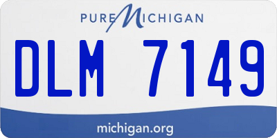 MI license plate DLM7149