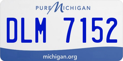 MI license plate DLM7152