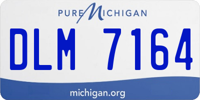 MI license plate DLM7164