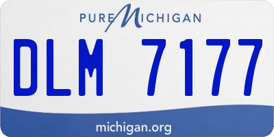 MI license plate DLM7177