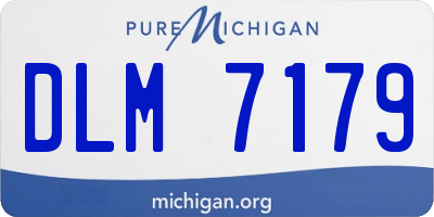MI license plate DLM7179