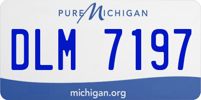 MI license plate DLM7197