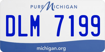 MI license plate DLM7199