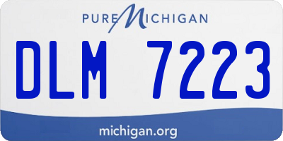 MI license plate DLM7223
