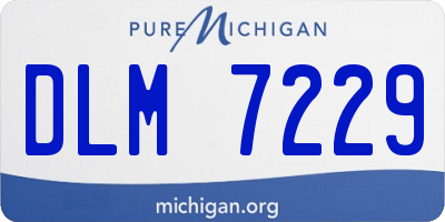 MI license plate DLM7229