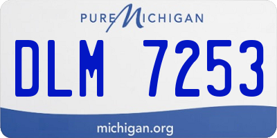 MI license plate DLM7253