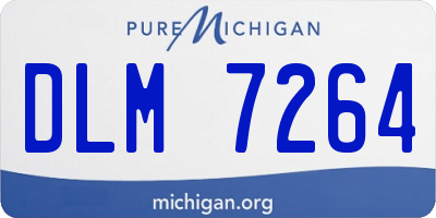 MI license plate DLM7264
