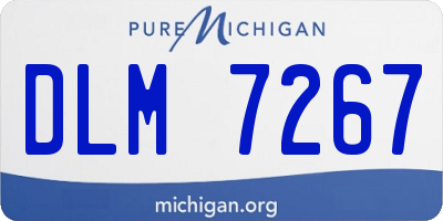 MI license plate DLM7267