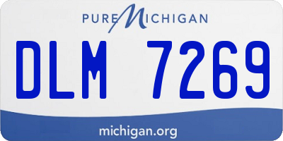 MI license plate DLM7269
