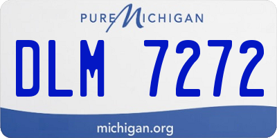 MI license plate DLM7272