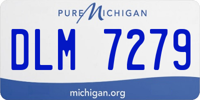 MI license plate DLM7279