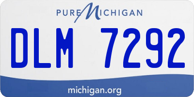 MI license plate DLM7292