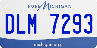 MI license plate DLM7293