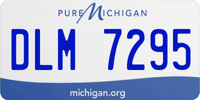 MI license plate DLM7295