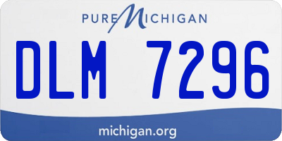 MI license plate DLM7296