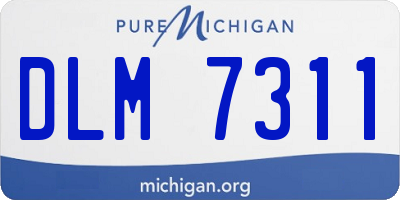 MI license plate DLM7311
