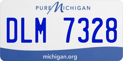 MI license plate DLM7328
