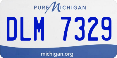 MI license plate DLM7329