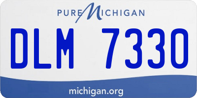 MI license plate DLM7330