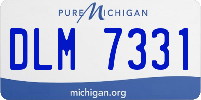 MI license plate DLM7331