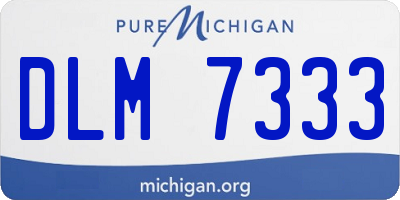MI license plate DLM7333