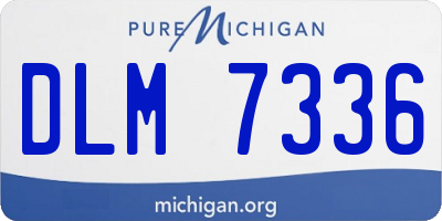 MI license plate DLM7336
