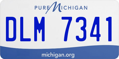 MI license plate DLM7341