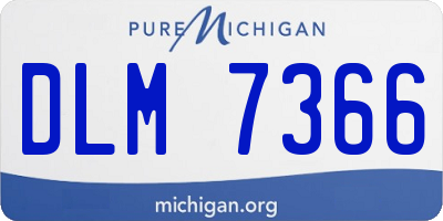 MI license plate DLM7366