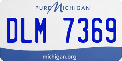 MI license plate DLM7369