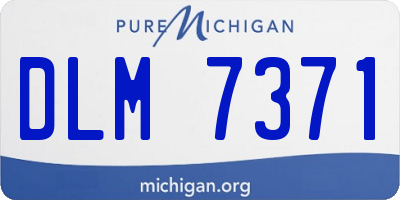 MI license plate DLM7371