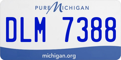 MI license plate DLM7388