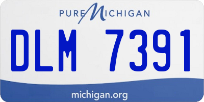 MI license plate DLM7391