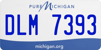 MI license plate DLM7393