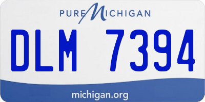 MI license plate DLM7394