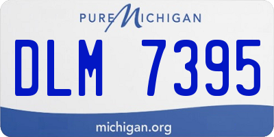 MI license plate DLM7395