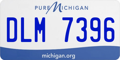 MI license plate DLM7396