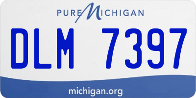 MI license plate DLM7397