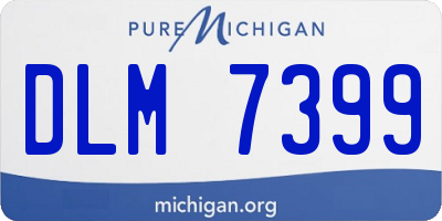 MI license plate DLM7399