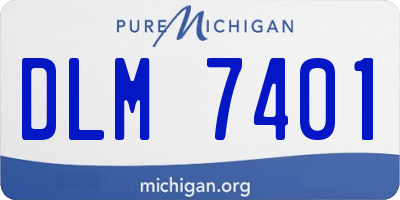 MI license plate DLM7401