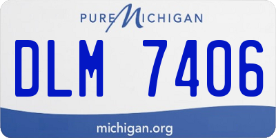 MI license plate DLM7406