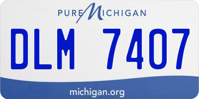 MI license plate DLM7407