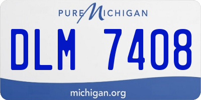 MI license plate DLM7408