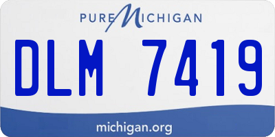 MI license plate DLM7419