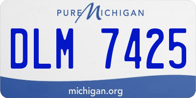 MI license plate DLM7425