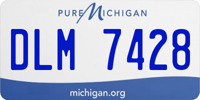 MI license plate DLM7428
